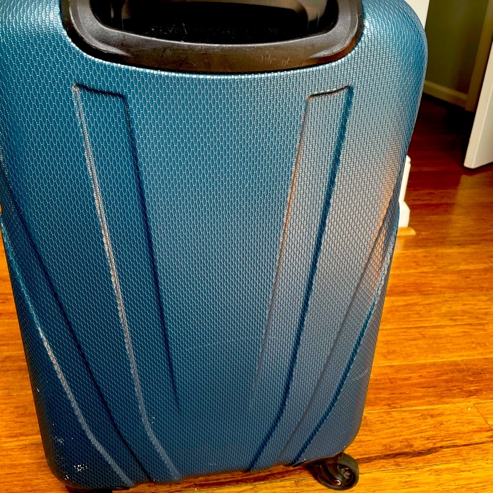Samsonite Blue Hardshell Suitcase